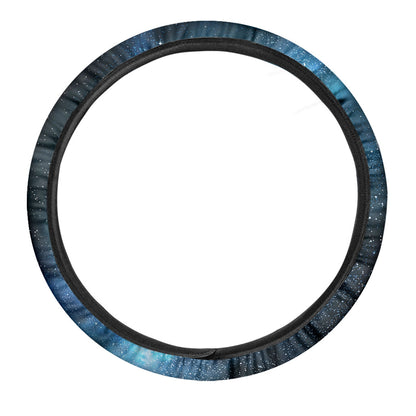 Blue Sky Universe Galaxy Space Print Car Steering Wheel Cover