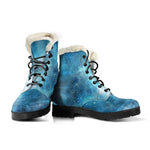 Blue Sky Universe Galaxy Space Print Comfy Boots GearFrost