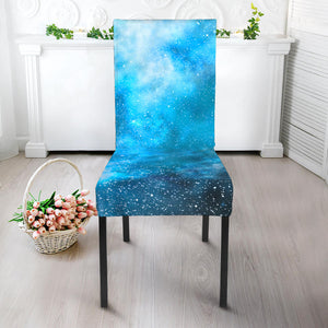 Blue Sky Universe Galaxy Space Print Dining Chair Slipcover