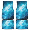 Blue Sky Universe Galaxy Space Print Front and Back Car Floor Mats