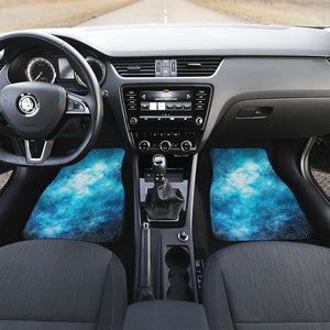 Blue Sky Universe Galaxy Space Print Front and Back Car Floor Mats