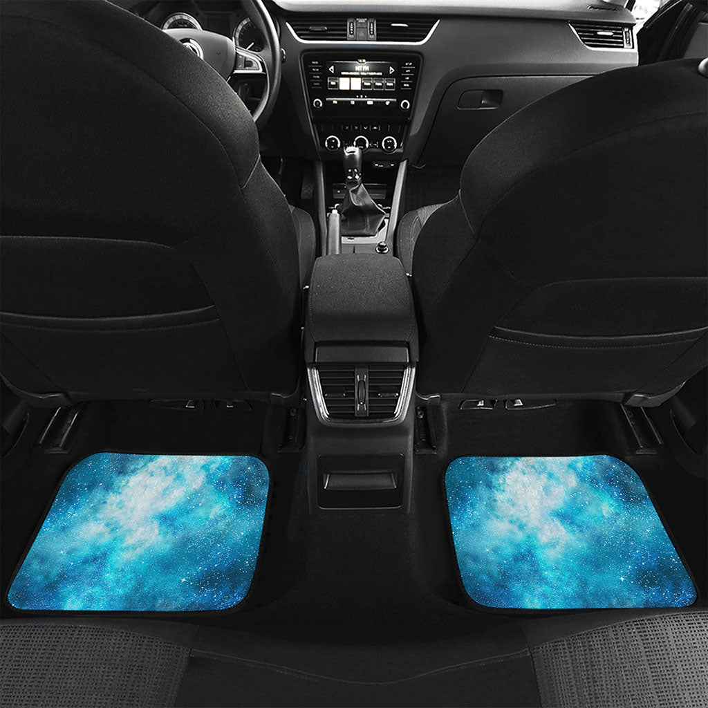 Blue Sky Universe Galaxy Space Print Front and Back Car Floor Mats