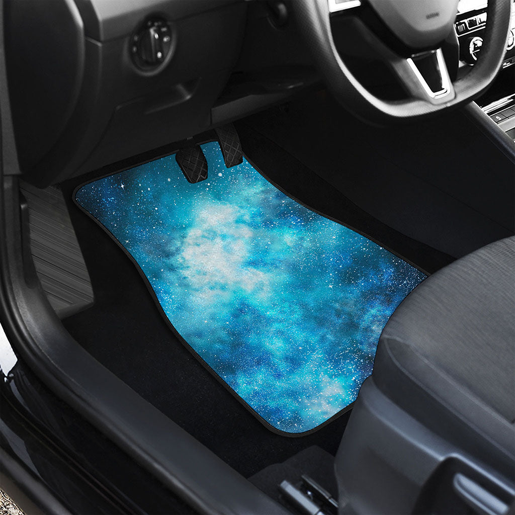 Blue Sky Universe Galaxy Space Print Front and Back Car Floor Mats