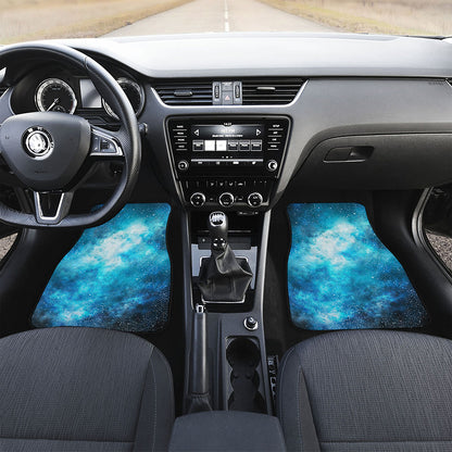 Blue Sky Universe Galaxy Space Print Front Car Floor Mats