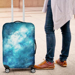 Blue Sky Universe Galaxy Space Print Luggage Cover GearFrost