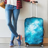 Blue Sky Universe Galaxy Space Print Luggage Cover GearFrost