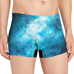 Blue Sky Universe Galaxy Space Print Men's Boxer Briefs