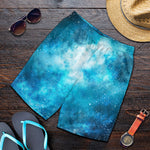Blue Sky Universe Galaxy Space Print Men's Shorts