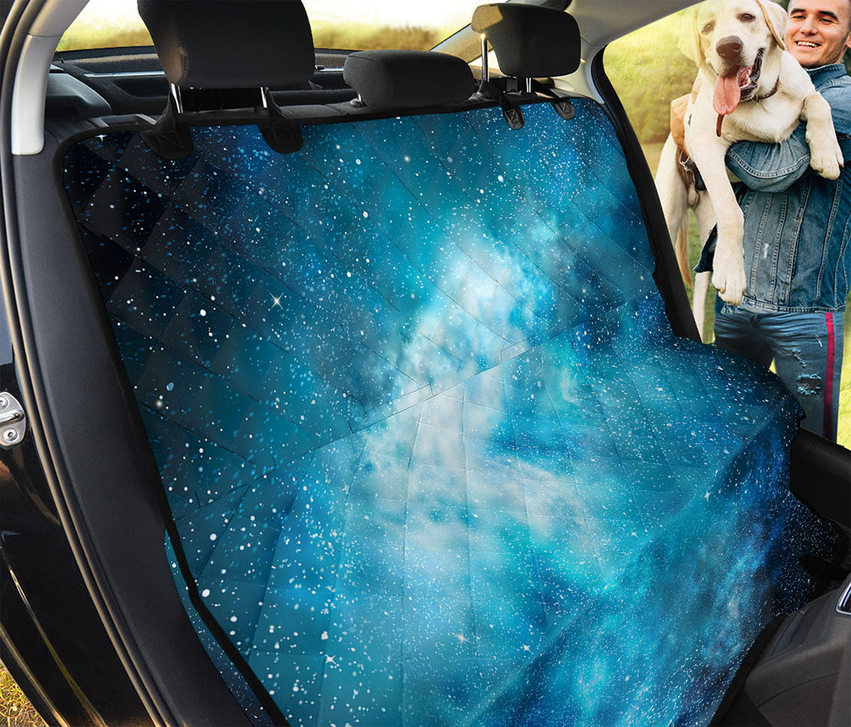 Blue Sky Universe Galaxy Space Print Pet Car Back Seat Cover