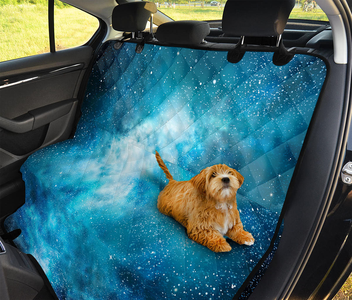 Blue Sky Universe Galaxy Space Print Pet Car Back Seat Cover