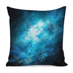 Blue Sky Universe Galaxy Space Print Pillow Cover