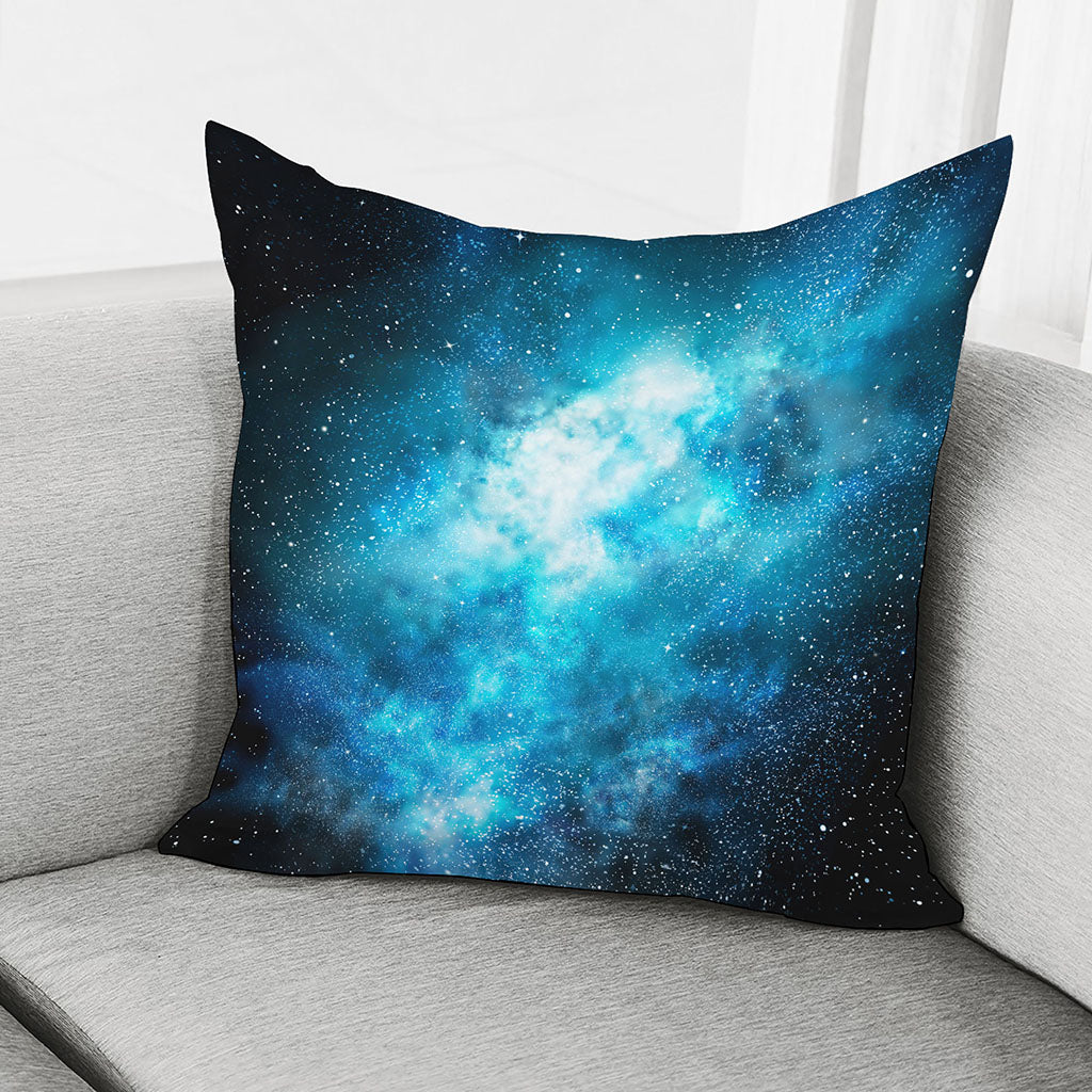 Blue Sky Universe Galaxy Space Print Pillow Cover