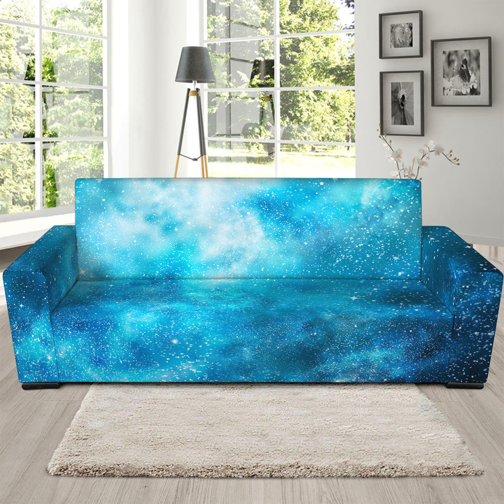 Blue Sky Universe Galaxy Space Print Sofa Slipcover