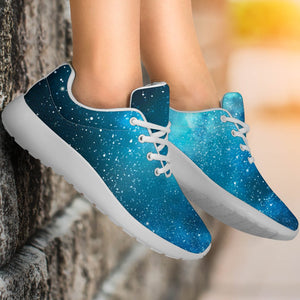 Blue Sky Universe Galaxy Space Print Sport Shoes GearFrost