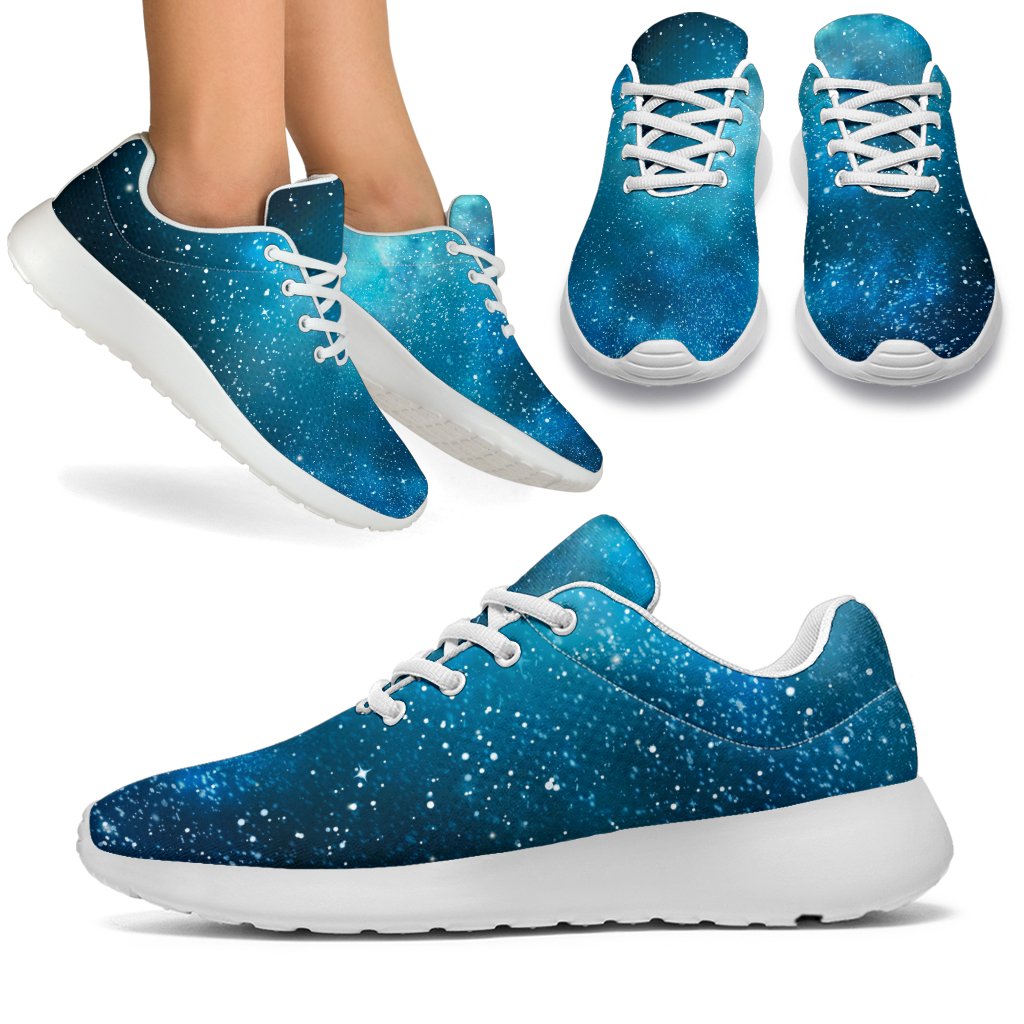 Blue Sky Universe Galaxy Space Print Sport Shoes GearFrost