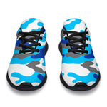 Blue Snow Camouflage Print Sport Shoes GearFrost