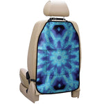 Blue Snowflake Kaleidoscope Print Car Seat Organizers