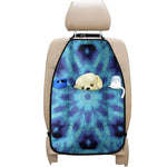 Blue Snowflake Kaleidoscope Print Car Seat Organizers
