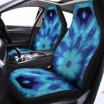 Blue Snowflake Kaleidoscope Print Universal Fit Car Seat Covers