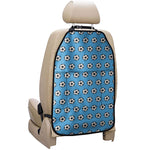 Blue Soccer Ball Pattern Print Car Seat Organizers