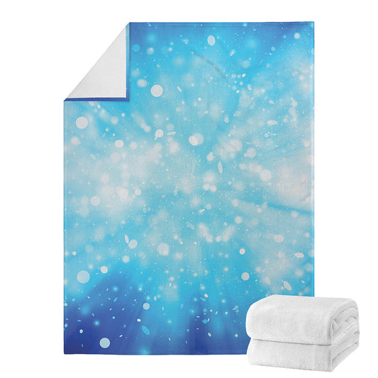 Blue Sparkle Light Print Blanket