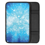 Blue Sparkle Light Print Car Center Console Cover