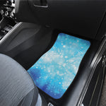 Blue Sparkle Light Print Front Car Floor Mats