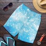 Blue Sparkle Light Print Men's Shorts