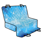 Blue Sparkle Light Print Pet Car Back Seat Cover