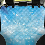 Blue Sparkle Light Print Pet Car Back Seat Cover