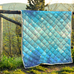 Blue Sparkle Light Print Quilt