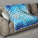 Blue Sparkle Light Print Quilt