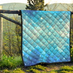Blue Sparkle Light Print Quilt