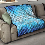 Blue Sparkle Light Print Quilt