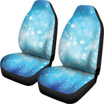 Blue Sparkle Light Print Universal Fit Car Seat Covers