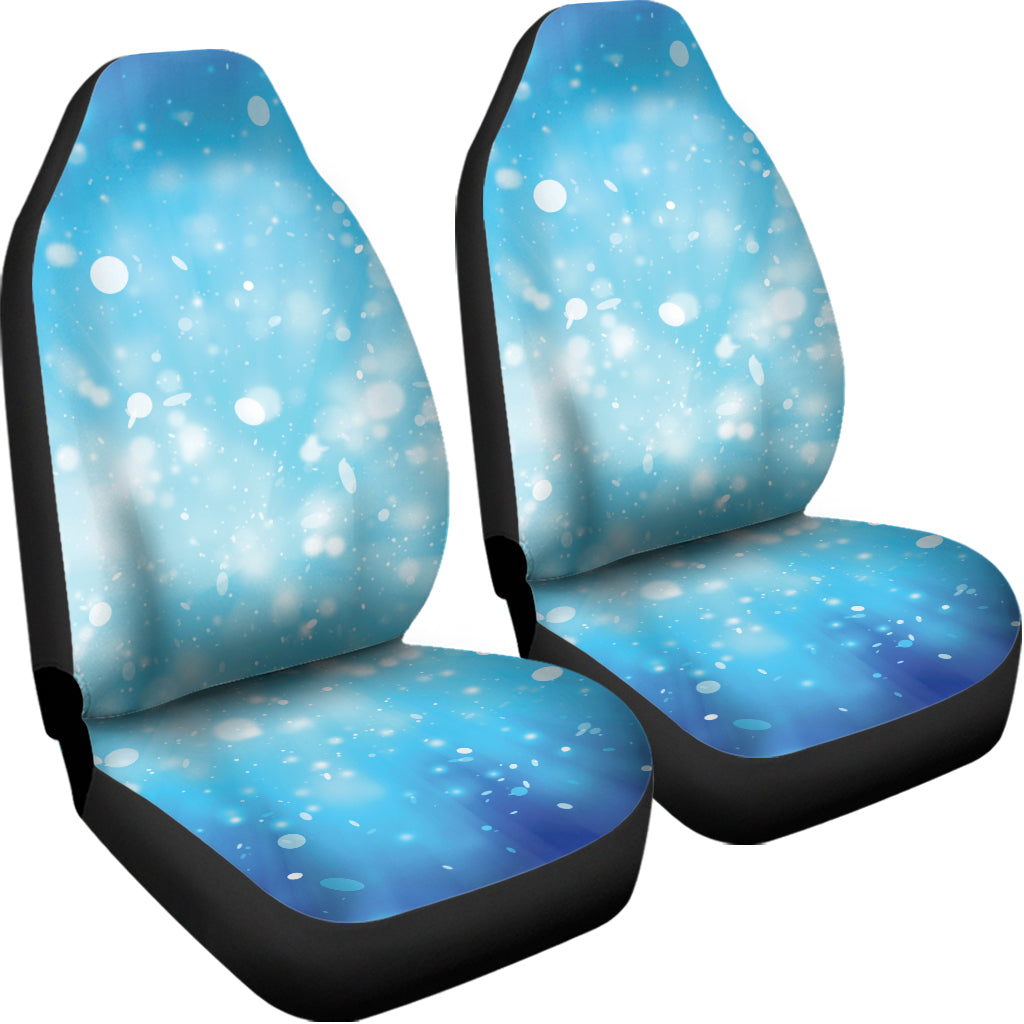 Blue Sparkle Light Print Universal Fit Car Seat Covers