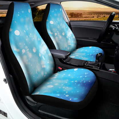 Blue Sparkle Light Print Universal Fit Car Seat Covers