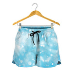Blue Sparkle Light Print Women's Shorts