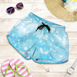 Blue Sparkle Light Print Women's Shorts