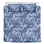 Blue Spring Butterfly Pattern Print Duvet Cover Bedding Set