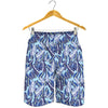 Blue Spring Butterfly Pattern Print Men's Shorts