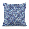 Blue Spring Butterfly Pattern Print Pillow Cover