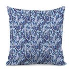 Blue Spring Butterfly Pattern Print Pillow Cover