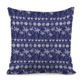Blue Summer Coconut Pattern Print Pillow Cover