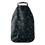 Blue Sun And Moon Pattern Print Car Seat Organizers