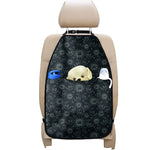 Blue Sun And Moon Pattern Print Car Seat Organizers