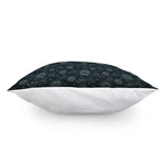 Blue Sun And Moon Pattern Print Pillow Cover