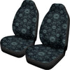 Blue Sun And Moon Pattern Print Universal Fit Car Seat Covers