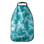 Blue Surfing Wave Pattern Print Car Seat Organizers