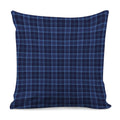Blue Tartan Pattern Print Pillow Cover